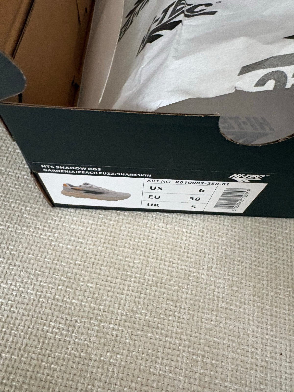 Hi-Tec RGS 74 Shadow Sneakers Maat 38 Nieuw, Ophalen of Verzenden, Nieuw, Wit, Sneakers of Gympen