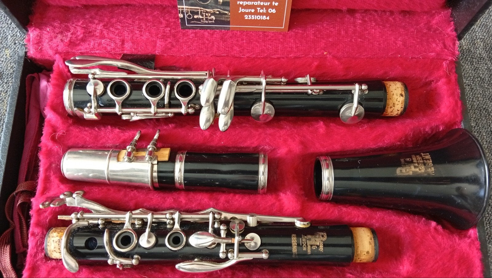 Klarinet Atelier Uitstekende Boosey and Hawkes Bes Klarinet, Muziek en Instrumenten, Bes-klarinet, Kunststof, Ophalen of Verzenden