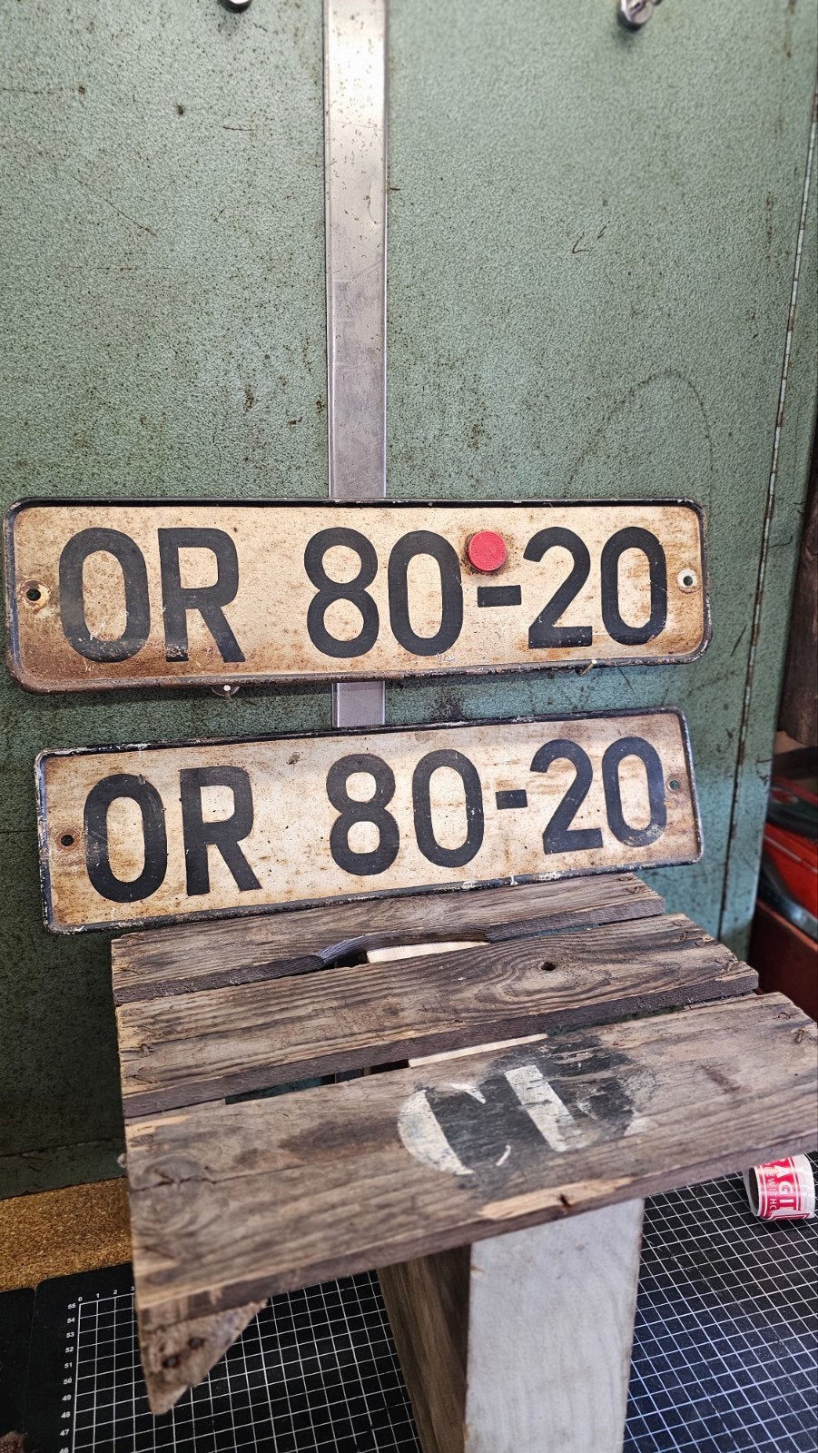 DDR kentekenplaten 2x, Ophalen of Verzenden