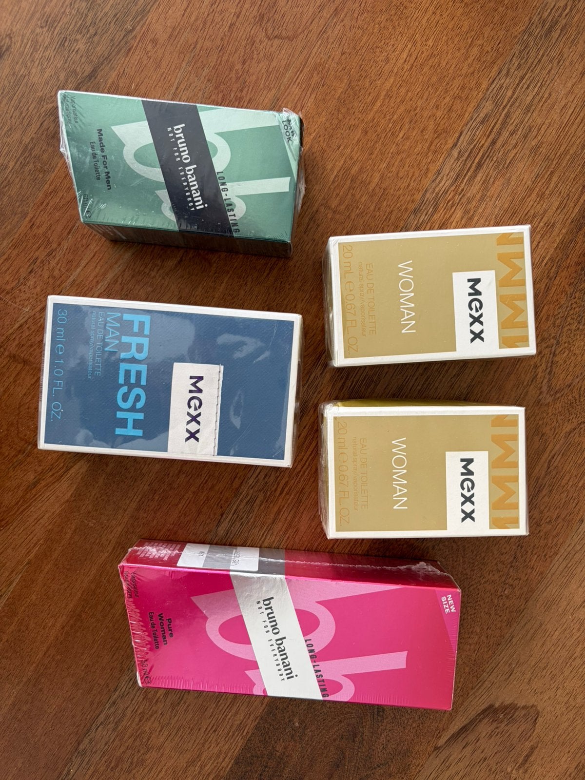 5x nieuw parfum Bruno Banani & Mexx – ongeopend in folie, Ophalen of Verzenden, Nieuw