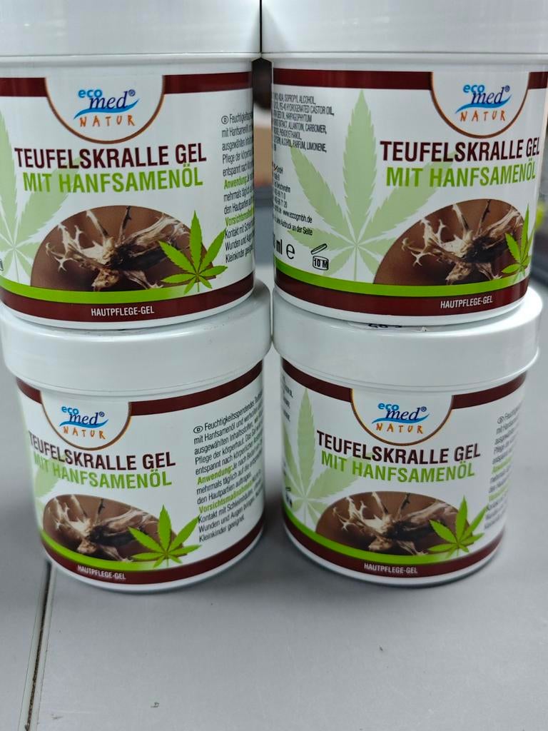 Duivelsklauw zalf met hennepzaad olie