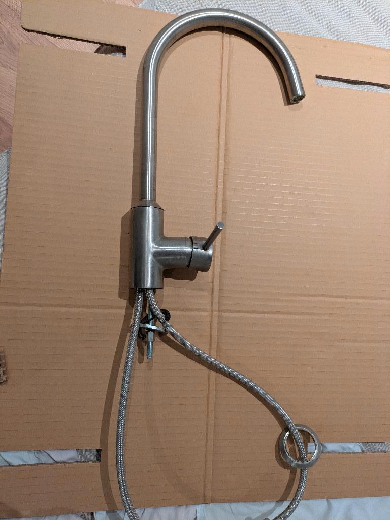 Ikea Ringskar mengraan (RVS / hoge uitloop), Huis en Inrichting, Keuken | Keukenelementen, Ophalen, Gebruikt, 50 tot 100 cm, Minder dan 100 cm