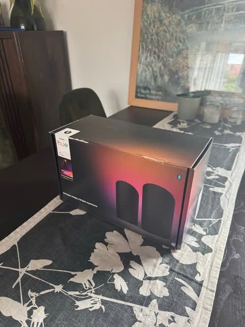 Philips Hue Play washers (2 stuks) - White and Color Gradie, Metaal, Zwart, Dimbaar, Ophalen of Verzenden