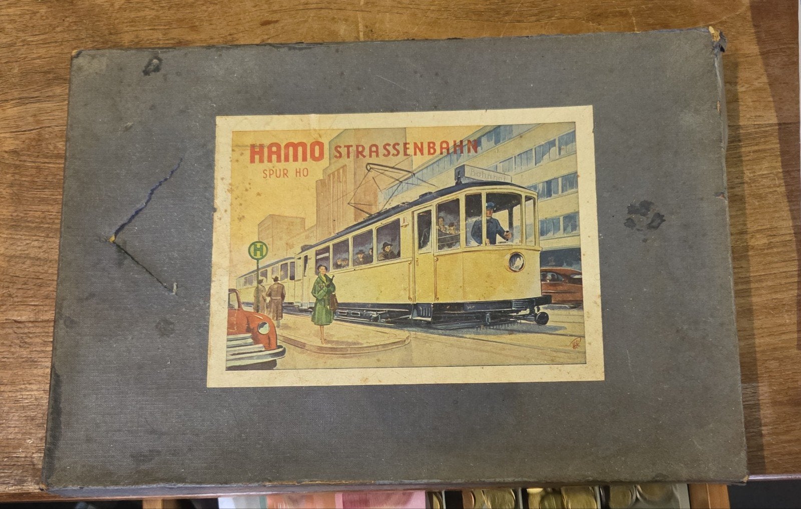 vintage HAMO Strassenbahn modeltramset schaal H0, Overige merken, Gelijkstroom of Wisselstroom, Ophalen of Verzenden, X
