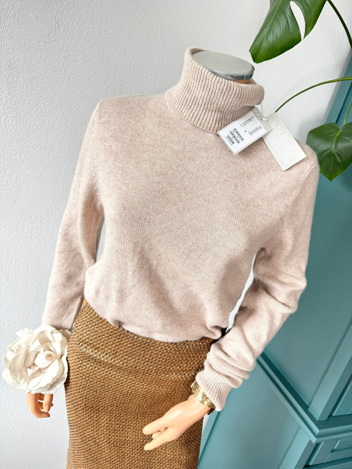 COS 100% kasjmier trui maat XS - NIEUW (nieuwprijs €150), Ophalen of Verzenden, Nieuw, Maat 34 (XS) of kleiner, Beige