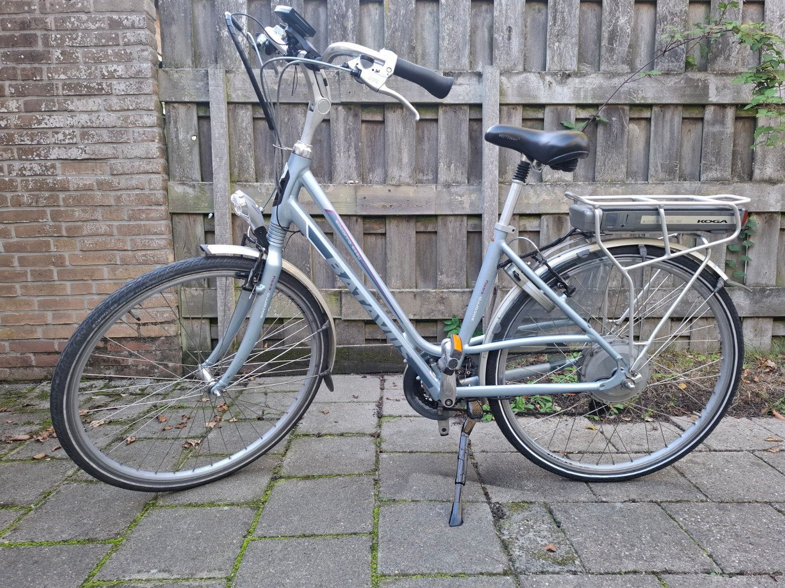 Batavus E-bike met Koga accu, goede staat, Ophalen, Gebruikt, Batavus, 51 tot 55 cm