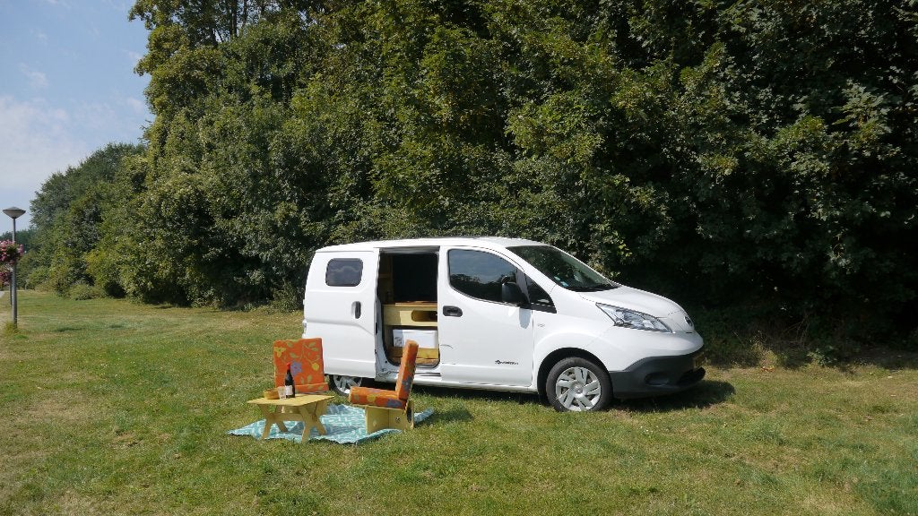 Camper Nissan env200 elektrisch, Automaat, Buscamper of Camperbus, Tot en met 2, 7 tot 12 maanden geleden
