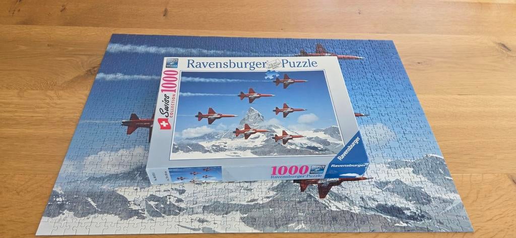 Ravensburger Patrouille Suisse Puzzel 1000 stukjes (mist 1), Ophalen