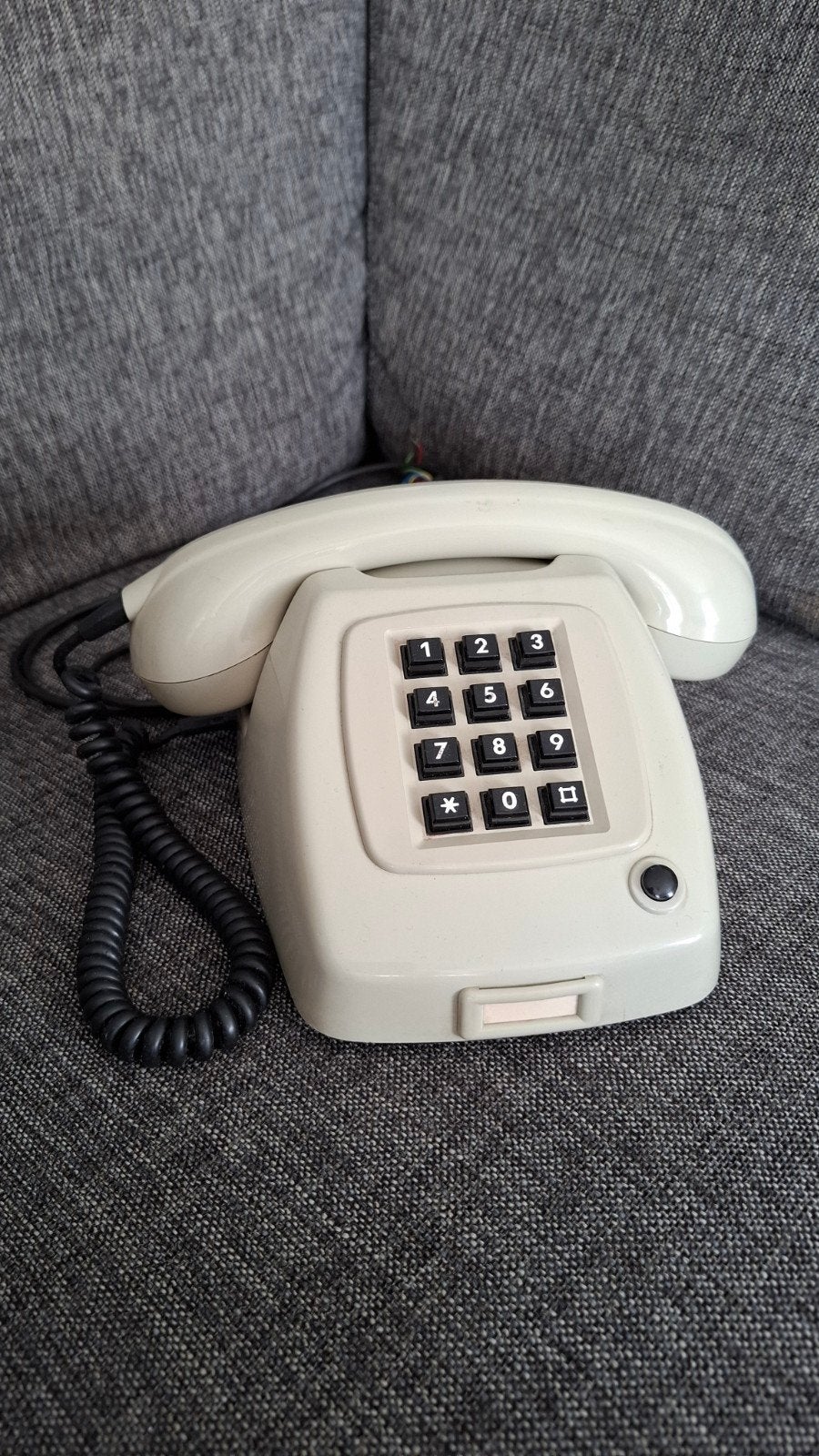 Vintage PTT druktoetstelefoon - werkend, Ophalen of Verzenden, Gebruikt
