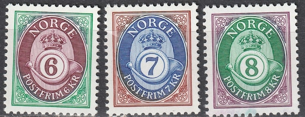 Noorwegen Michel nr. 1078-1080 x Postfris, Postzegels en Munten, Postzegels | Europa | Scandinavië, Verzenden, Noorwegen, Postfris