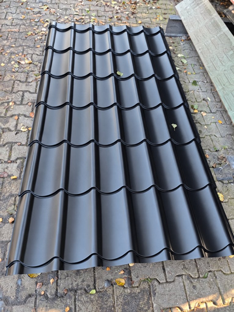 Dakpanplaten MAT ZWART | 2,25 en 3,30 m