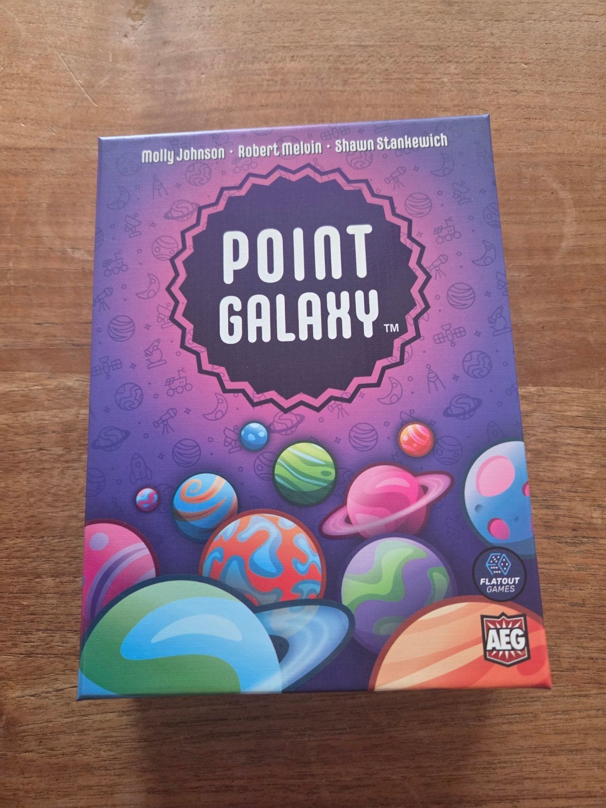 Point galaxy spel, Vijf spelers of meer, Ophalen of Verzenden, Zo goed als nieuw, AEG / Flatout Games