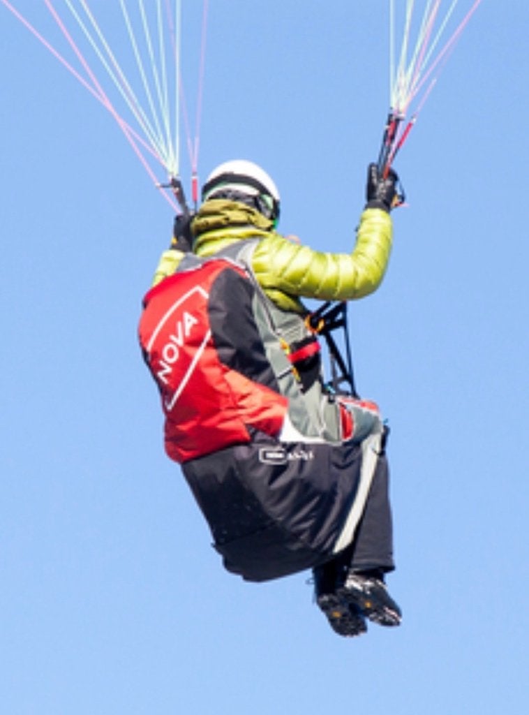 Paragliding harnas NOVA ALTUS M, Ophalen, Gebruikt, Zitje of Harnas