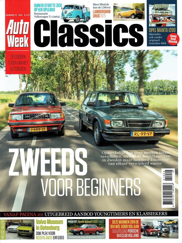 Autoweek Classics 2022 nr. 10 (o.a. Saab 90 & Volvo 360 GLT), Verzenden, Gelezen, Algemeen