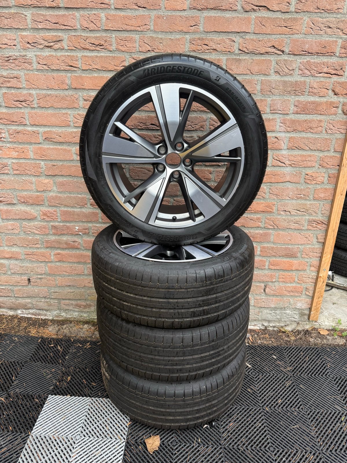 19 inch originele Audi Q3 velgen met zomerbanden DEMO., 19 inch, Audi, 255 mm, Banden en Velgen