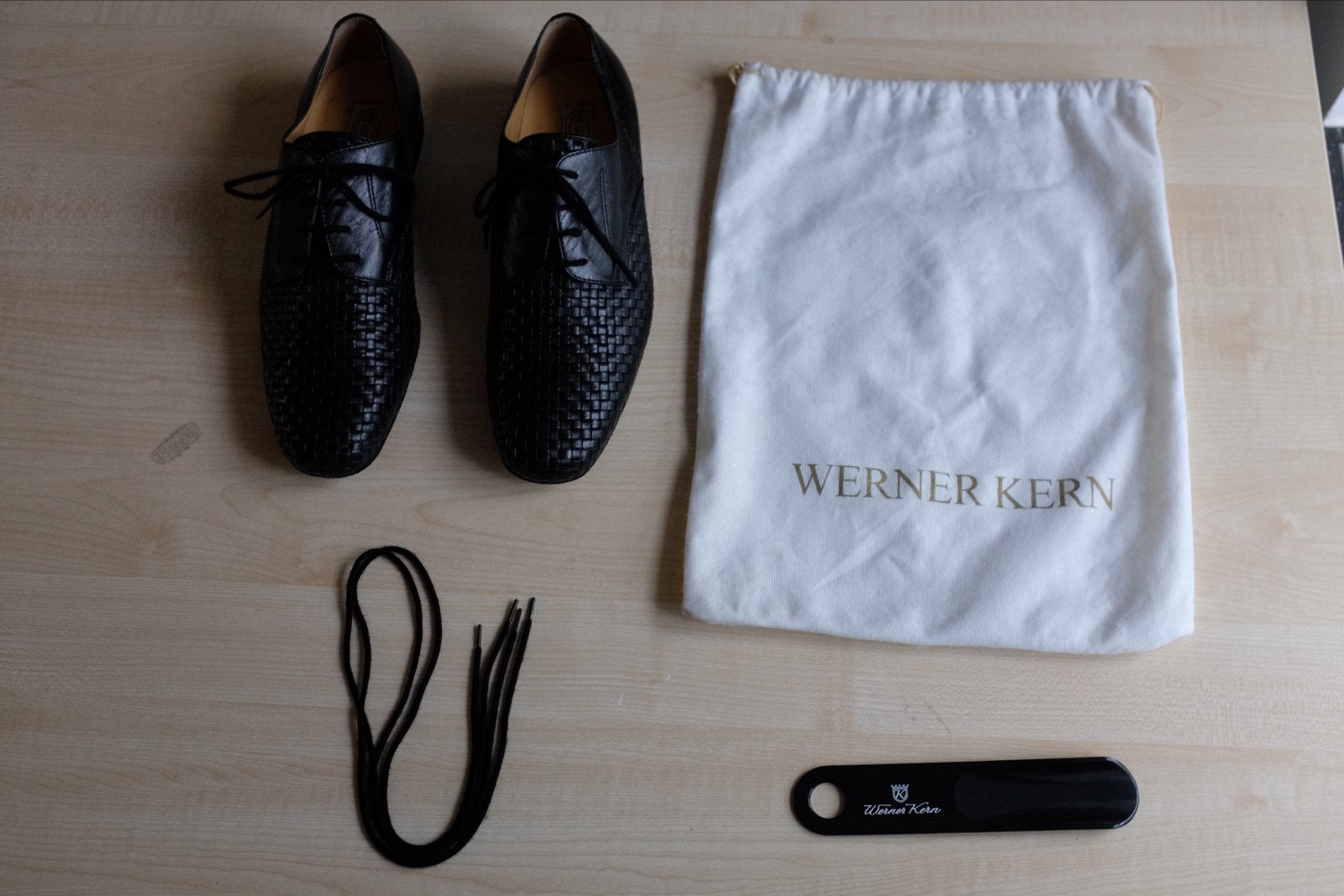 Werner Kern Dansschoenen Zwart - Maat 7 made in Italy, Ophalen of Verzenden, Nieuw, Zwart, Veterschoenen