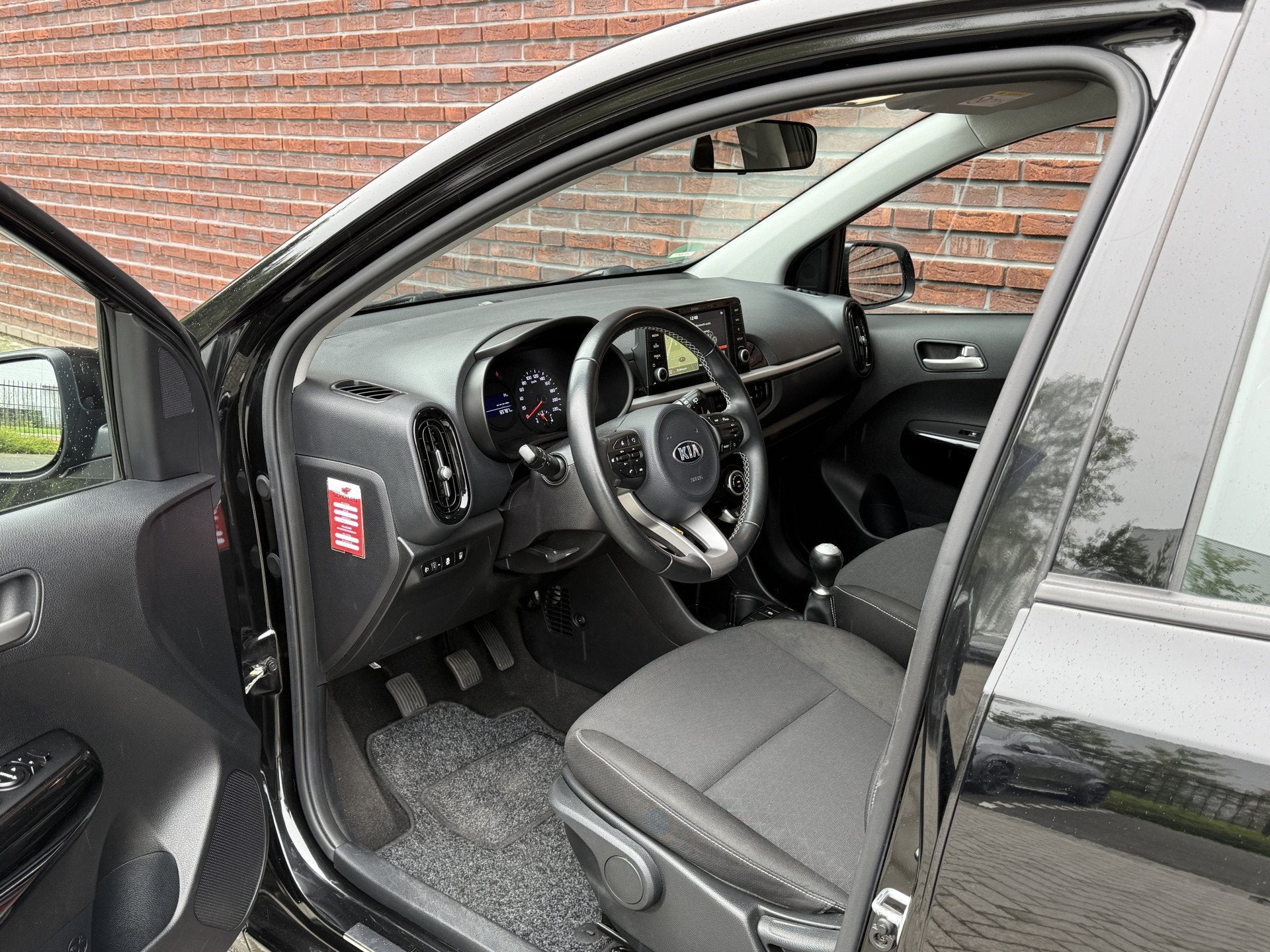 Kia Picanto 1.0 CVVT First Edition rijklaar prijs (bj 2017), Auto's, Voorwielaandrijving, Stof, Gebruikt, 24 maanden