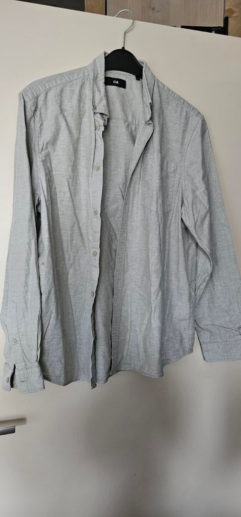 Blouse groenachtig en 3 nieuwe korte broeken, Ophalen, Gedragen, Groen, Overige halswijdtes