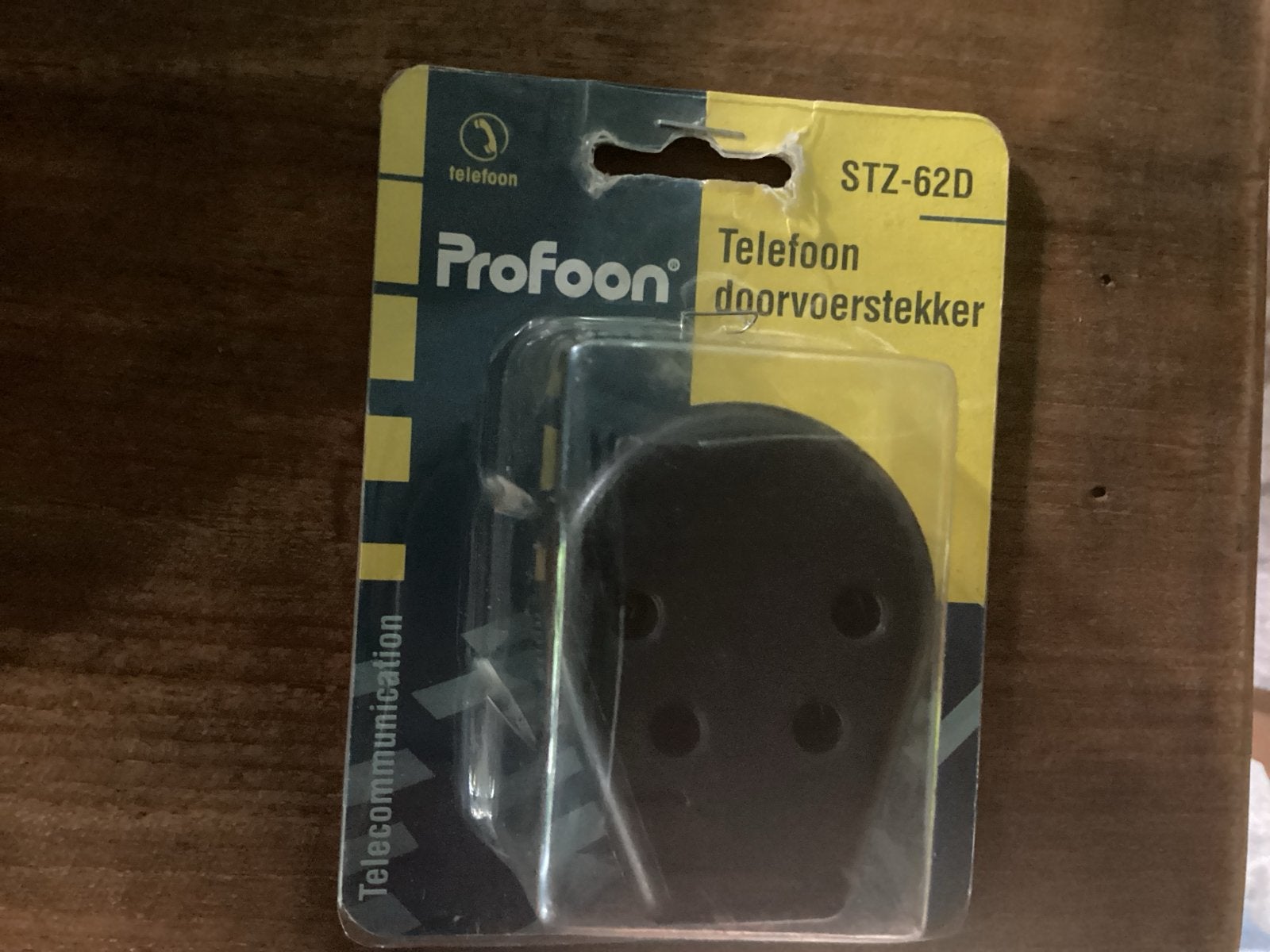 Profoon Tel. Doorvoer Stekker STZ-62D - Nieuw in verpakking, Ophalen of Verzenden, Nieuw