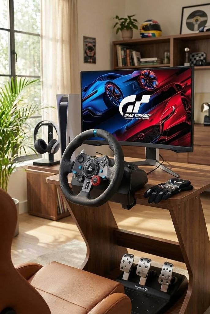 Logitech G29 Driving force +Pedals Great condition, Spelcomputers en Games, Ophalen of Verzenden, Zo goed als nieuw, PlayStation 1