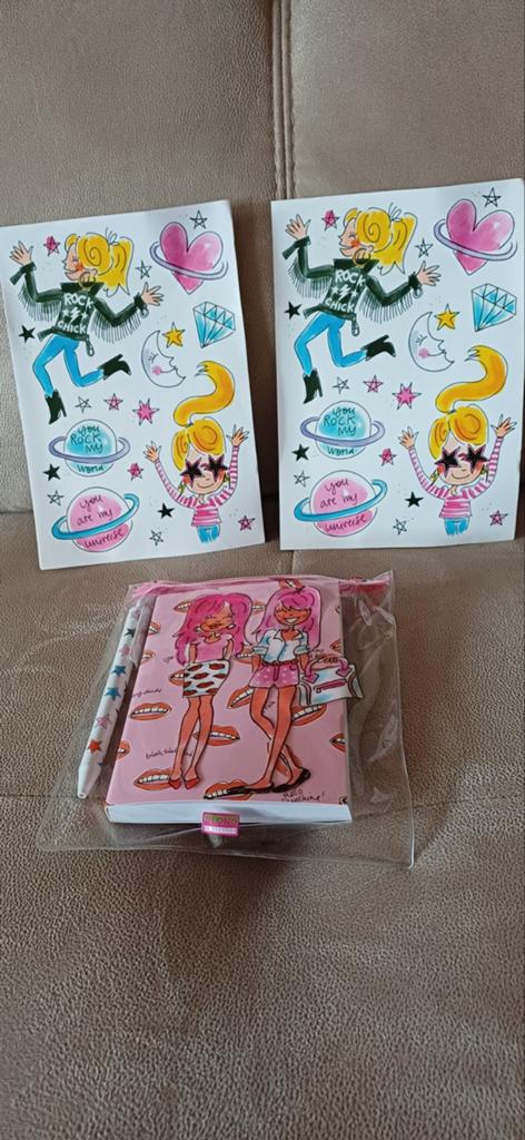 Blond Amsterdam notitie boekje met pen in etui, zo stickers, Diversen, Ophalen of Verzenden, Nieuw
