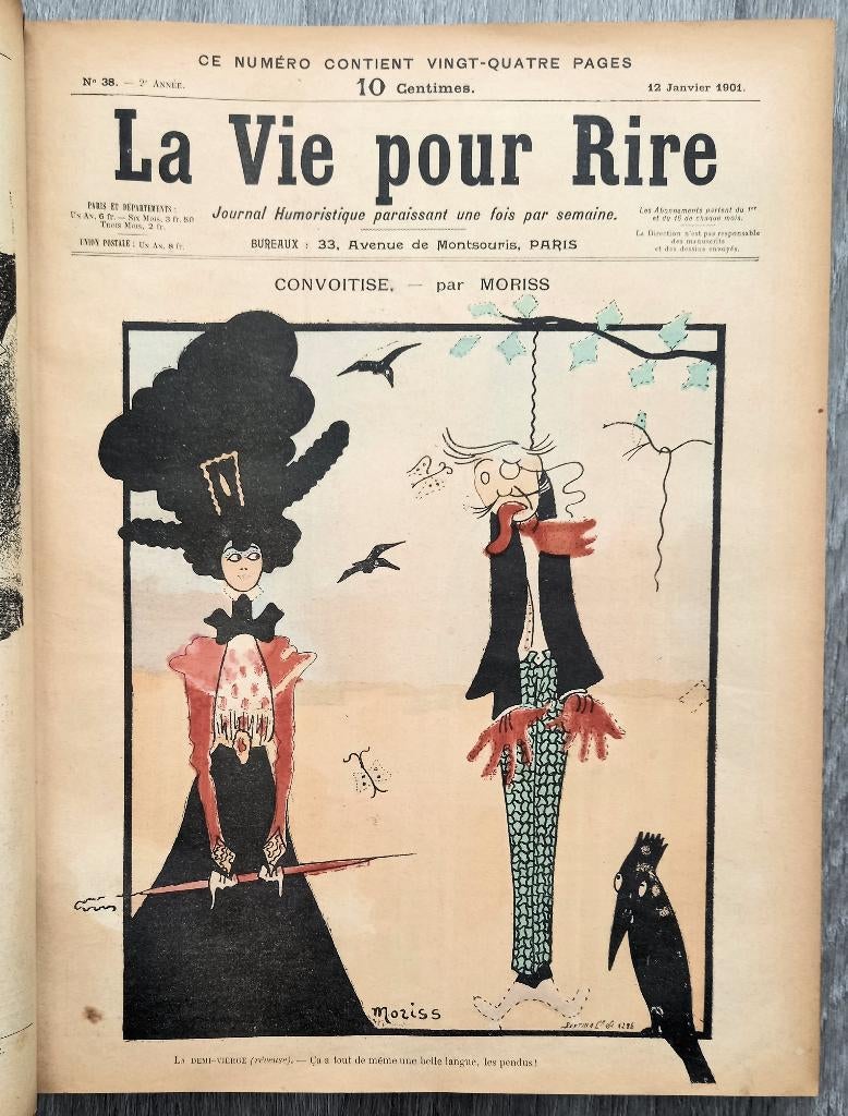 La Vie pour Rire HC [c,1900-1902] 540 blz Humor, Ophalen of Verzenden