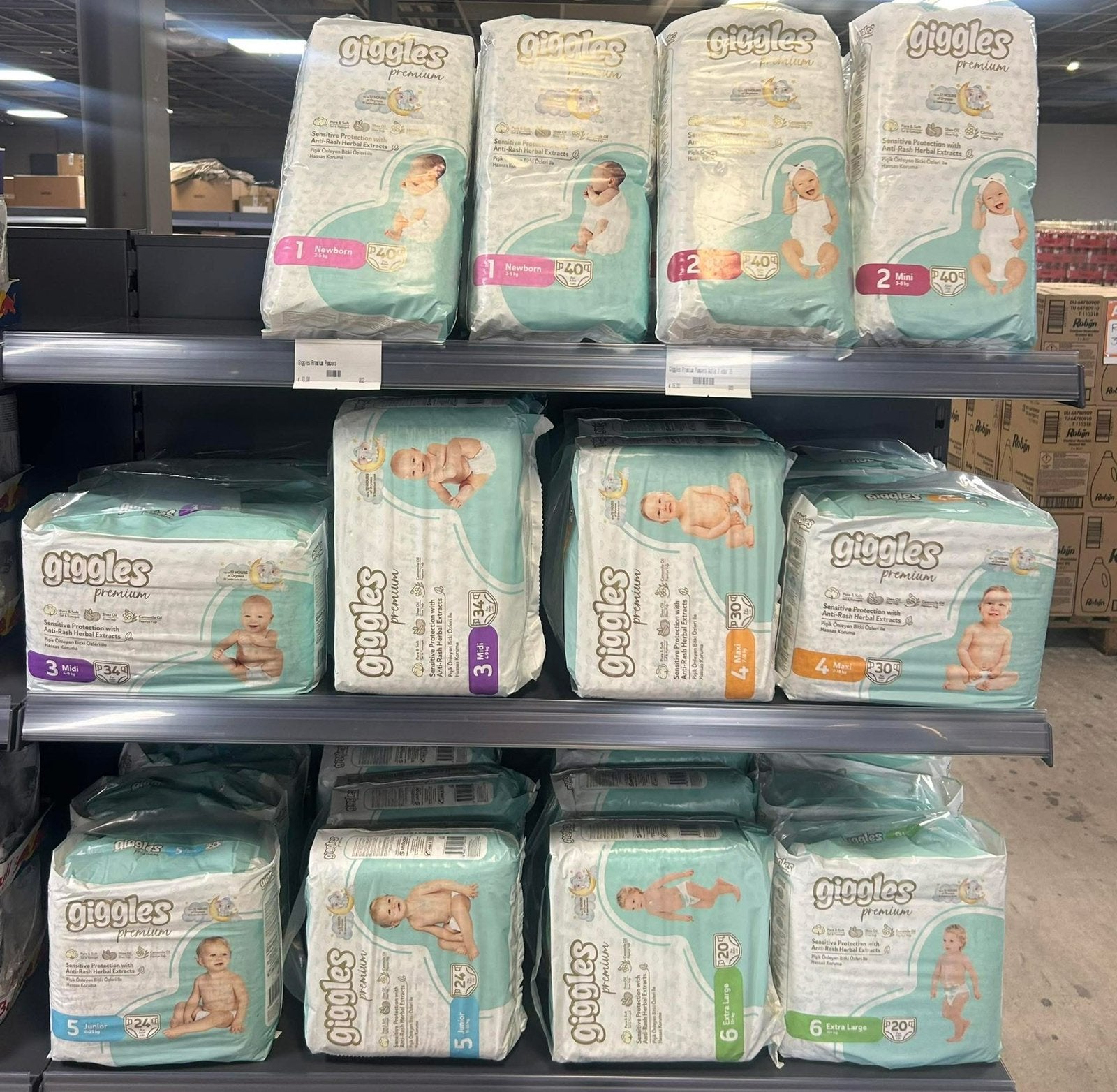 Partij giggles pampers luiers, Ophalen, Nieuw, Overige typen