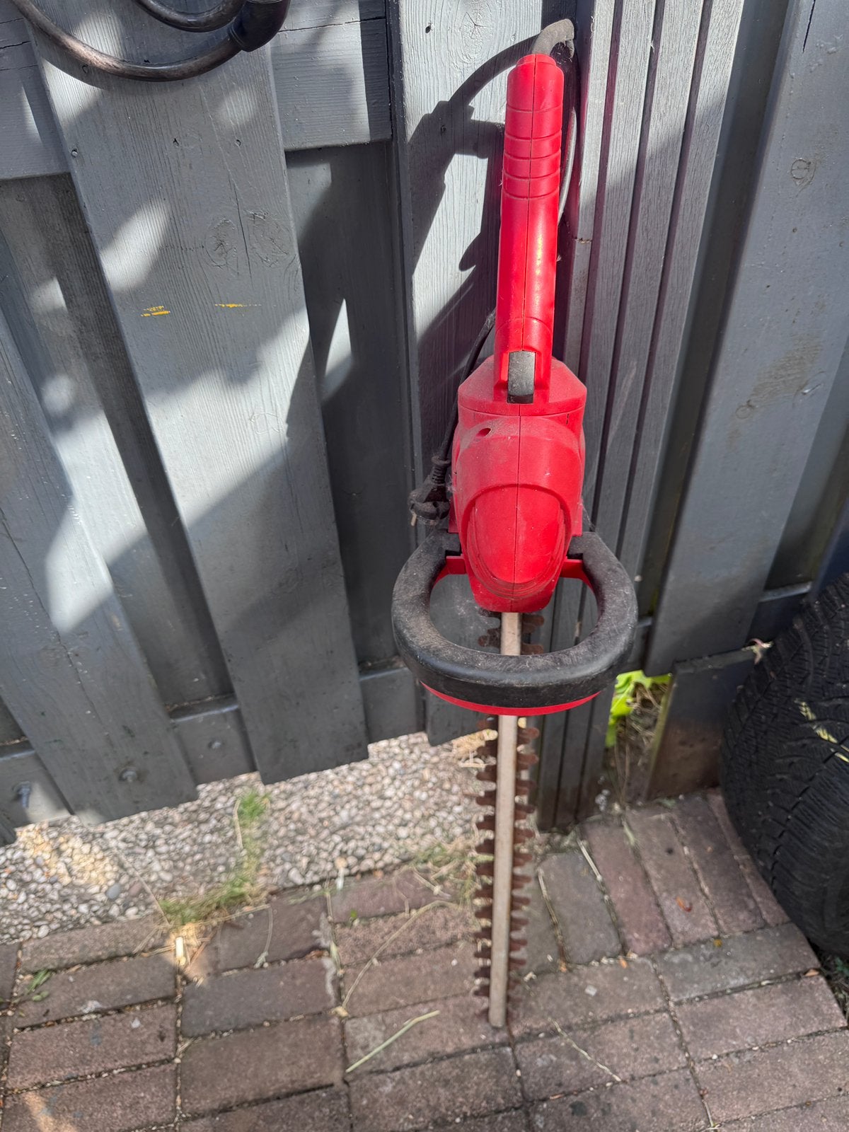 Gamma heggenschaar elektrische, Tuin en Terras, Ophalen of Verzenden, Zo goed als nieuw, Elektrisch
