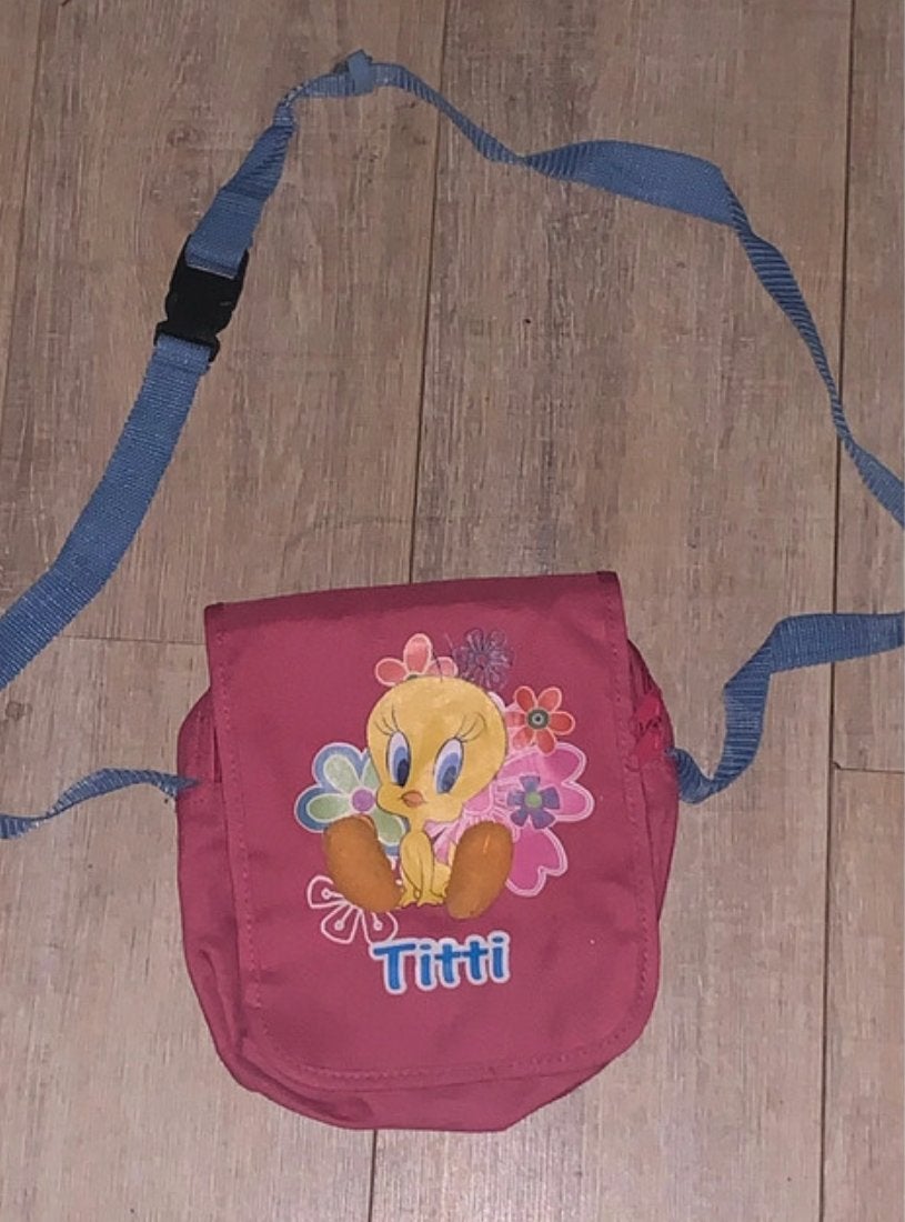 Leuk roze Tweety tasje voor kinderen, Ophalen of Verzenden, Gebruikt, Roze, Overige merken