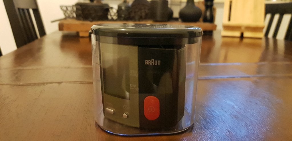 Braun bloeddrukmeter, werkt batterijen, Diversen, Ophalen of Verzenden, Zo goed als nieuw