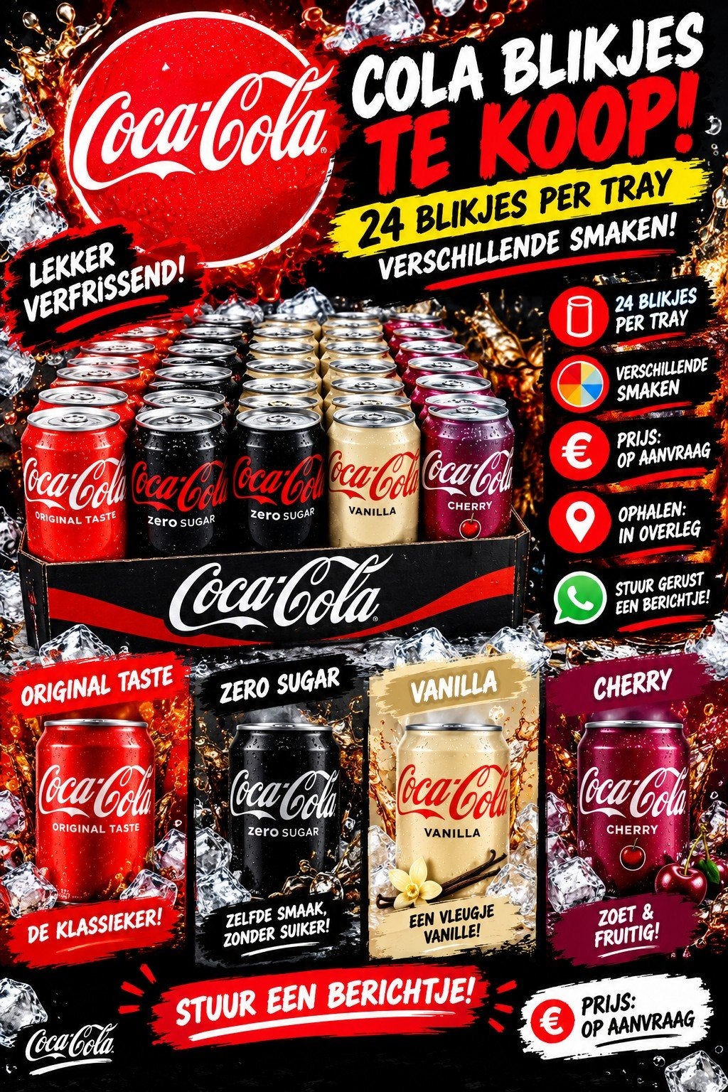 blikken drinken, Ophalen of Verzenden