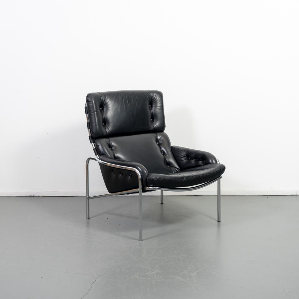 1 Spectrum Martin Visser fauteuil Nagoya SZ09, Niet ingevuld, Niet ingevuld, Zo goed als nieuw, Leer
