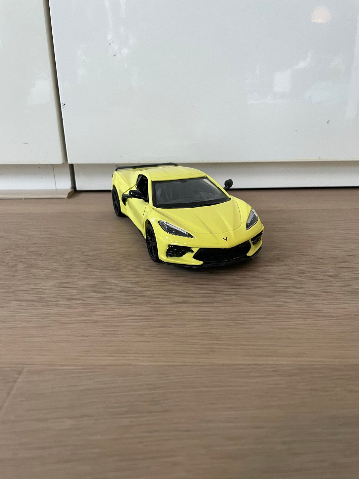 Mooie gele Corvette modelauto - Zo goed als nieuw, Ophalen, Zo goed als nieuw, Auto