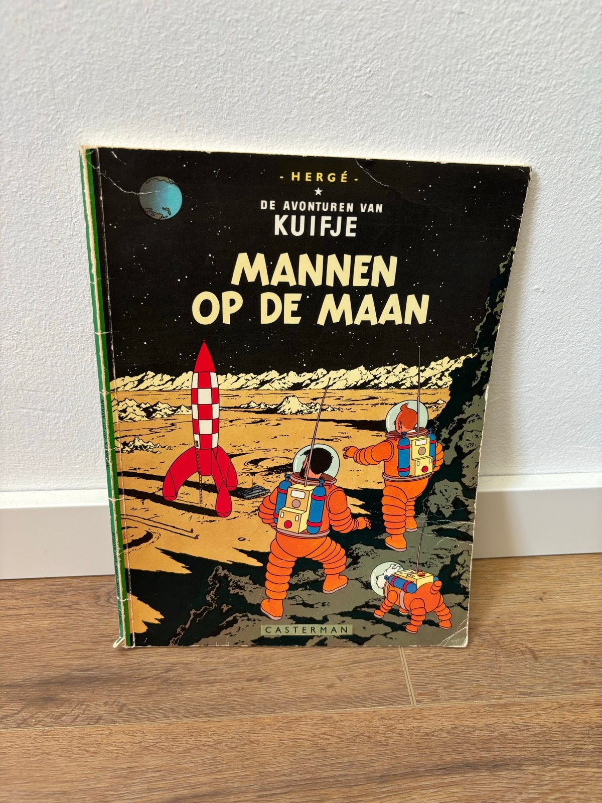Kuifje: Mannen op de Maan - Klassieker in goede staat!, Boeken, Eén stripboek, Ophalen of Verzenden, Gelezen