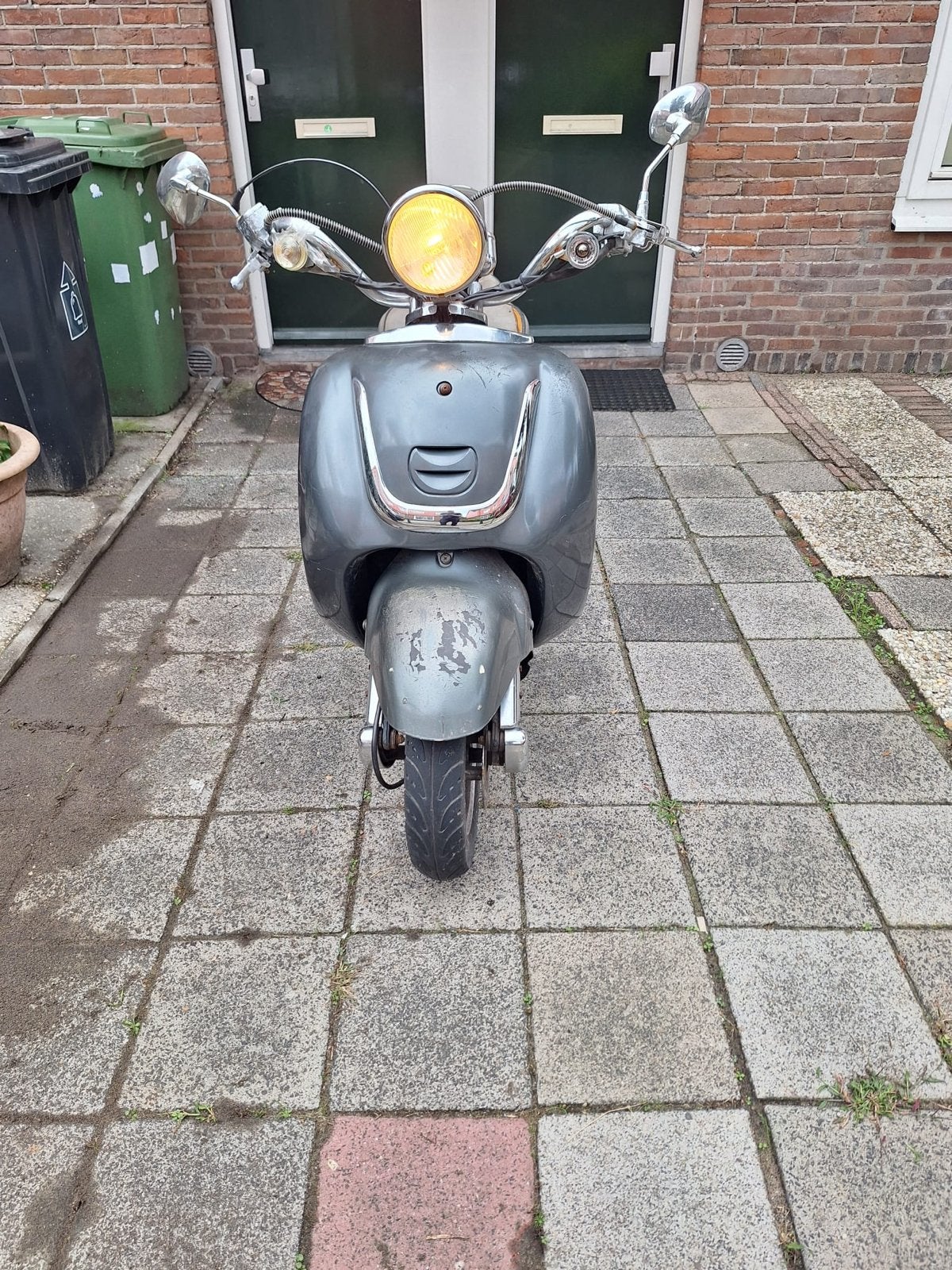 Retro Snorscooter Blauw Kenteken- Gratis af te halen, Gebruikt, Benzine, Ophalen, Overige merken