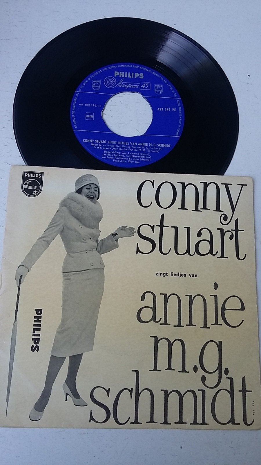 Conny Stuart zingt liedjes van Annie M.G. Schmidt EP, Cd's en Dvd's, Vinyl | Nederlandstalig, Gebruikt, Ophalen of Verzenden, EP