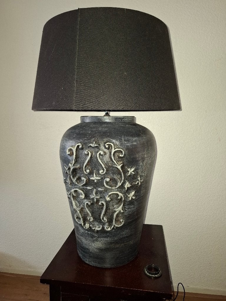 Schemerlamp, Huis en Inrichting, Lampen | Tafellampen, Ophalen, Zo goed als nieuw, Overige materialen, 50 tot 75 cm