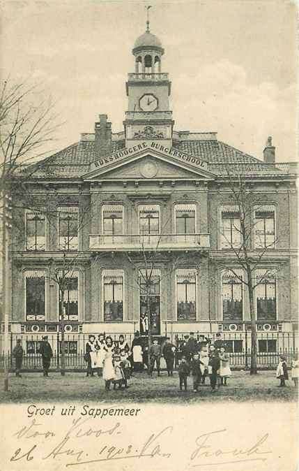 301-284-053 Sappemeer Groet uit, Verzenden, Voor 1920, Groningen