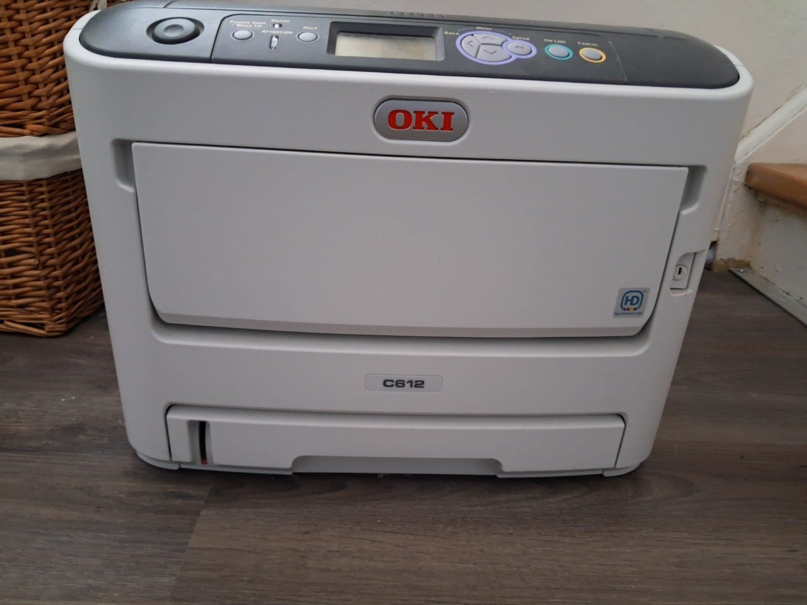 OKI C612 Printer - Perfect werkend, zonder inktpatronen, Computers en Software, Printers, Ophalen, Gebruikt, Kleur printen, LED-printer