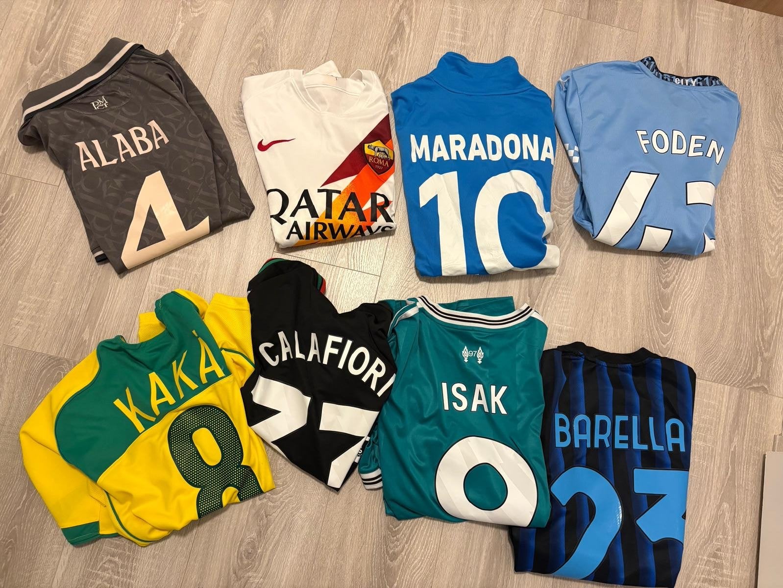 Voetbalshirts - Diverse clubs maar large retro brazilie, Meerkleurig, Overige maten, Ophalen of Verzenden, Voetbal