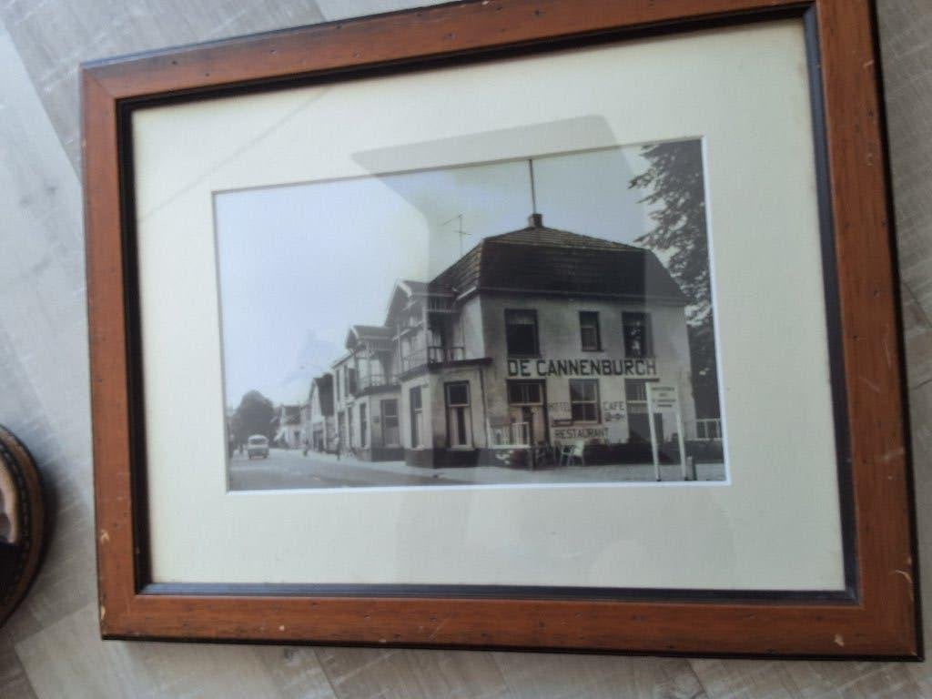FOTO/FOTOAFB  IN LIJST-HOTEL DE CANNENBURCH -VAASSEN -C1930, Ophalen of Verzenden, Foto, Fotografie, Ingelijst
