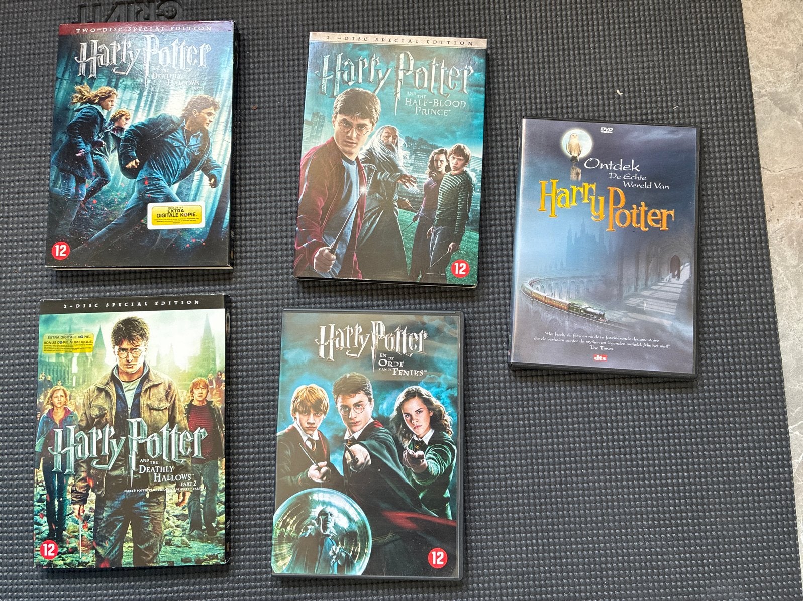 Harry Potter DVD Collectie - 5 Films, Cd's en Dvd's, Dvd's | Overige Dvd's, Engels, Speciale editie, Nederlands, Ophalen of Verzenden