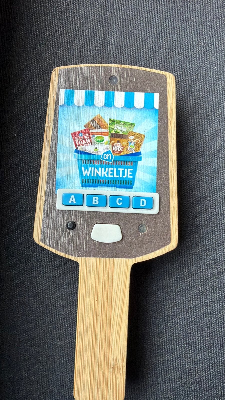 Albert Heijn Winkelscanner - Houten Speelgoed, Ophalen of Verzenden, Gebruikt
