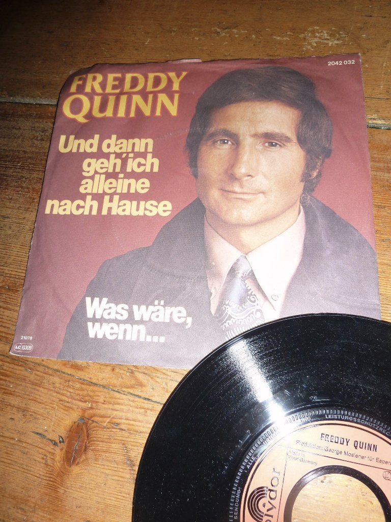 FREDDY Und Dann Geh' Ich Alleine Nach Hause Was Wäre, Wenn, Cd's en Dvd's, Vinyl Singles, Zo goed als nieuw, Pop, Ophalen of Verzenden