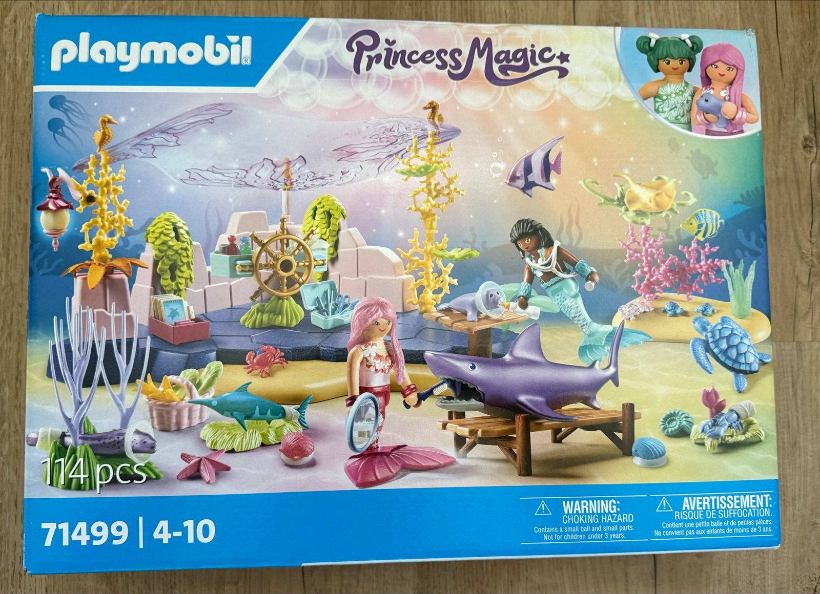 NIEUW Playmobil Princess Magic Zeemeerminnen Paleis 71499, Ophalen of Verzenden, Nieuw, Meisje