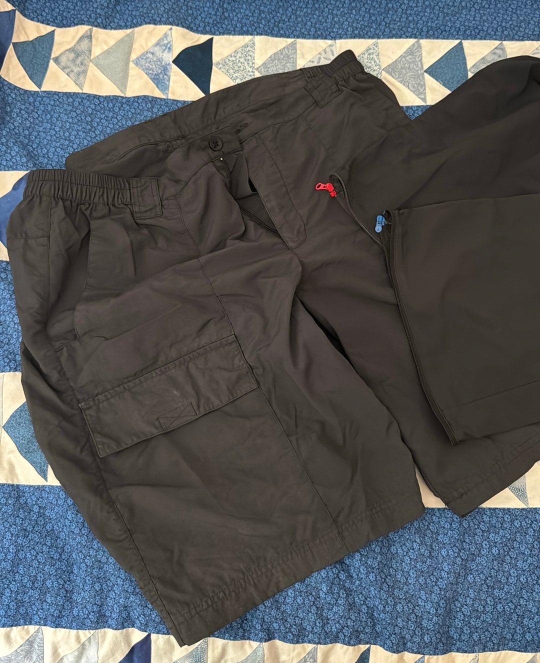 Zwarte afrits broek XL, Sport en Fitness, Bergsport en Wandelen, Ophalen, Zo goed als nieuw, Kleding