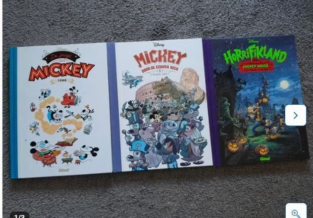 3 Mickey Mouse hommages (Hardcover) Disney, Boeken, Meerdere stripboeken, Ophalen of Verzenden, Zo goed als nieuw