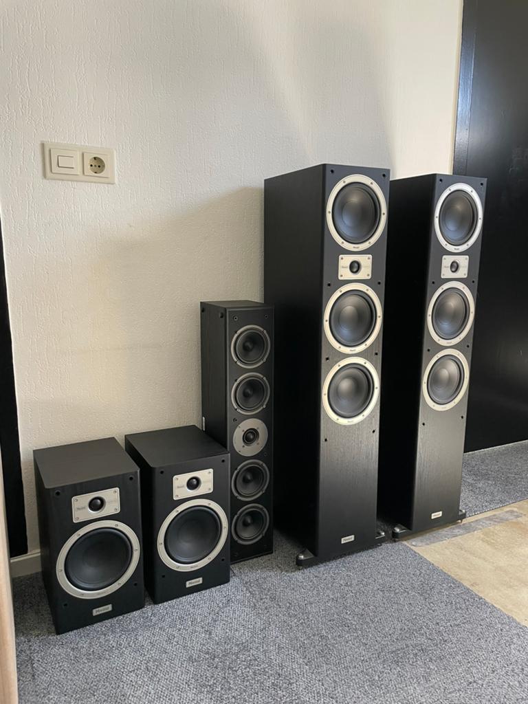High-End 5.0 Home Cinema Set Magnat + 8K Denon versterker, Audio, Tv en Foto, Luidsprekers, Zo goed als nieuw, Subwoofer, 120 watt of meer