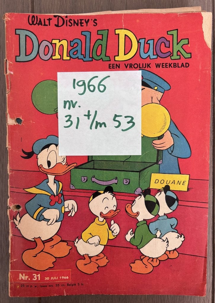 Donald Duck 1966-1973, Boeken, Stripboeken, Meerdere stripboeken, Ophalen, Gelezen, Walt Disney