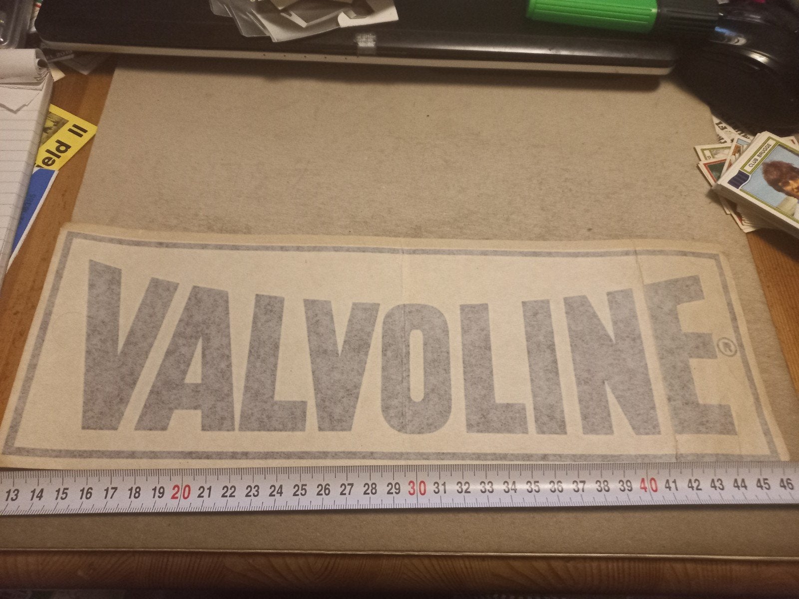 Valvoline losse letters, Ophalen of Verzenden, Zo goed als nieuw